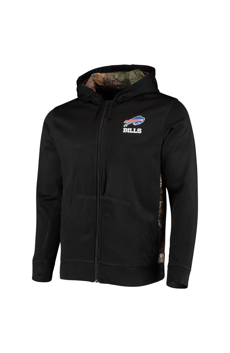 DUNBROOKE Men's Dunbrooke Black/Realtree Camo Buffalo Bills Decoy Tech Fleece Full-Zip Hoodie, Alternate, color, 