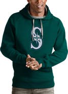 ANTIGUA Men's Antigua Aqua Seattle Mariners Victory Pullover Team Logo Hoodie