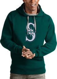 ANTIGUA Men's Antigua Aqua Seattle Mariners Victory Pullover Team Logo Hoodie