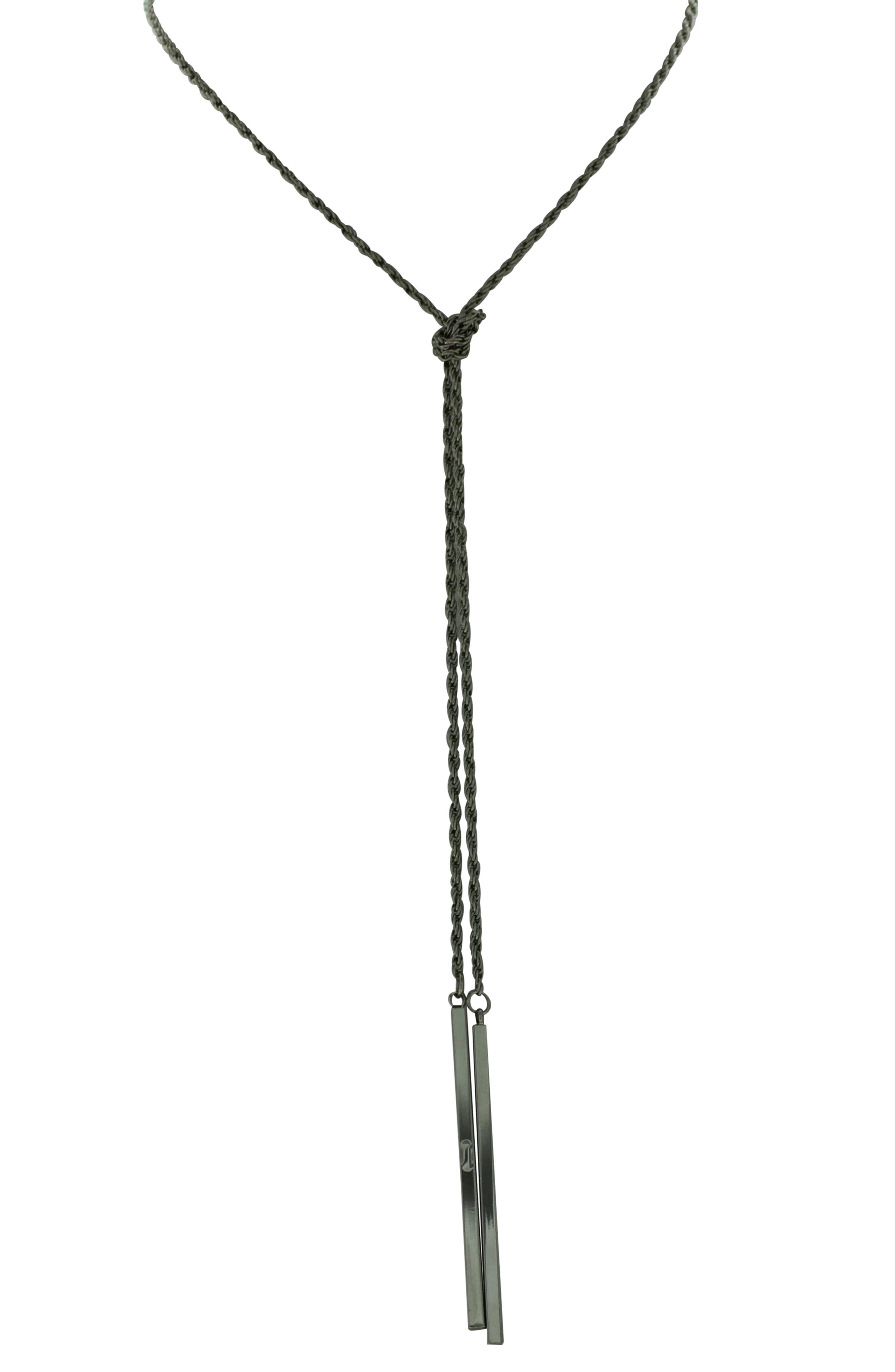 OLIVIA WELLES Double Bar Choker Necklace