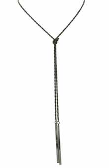 OLIVIA WELLES Double Bar Choker Necklace