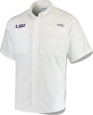 Columbia Men's Columbia White LSU Tigers PFG Tamiami Shirt