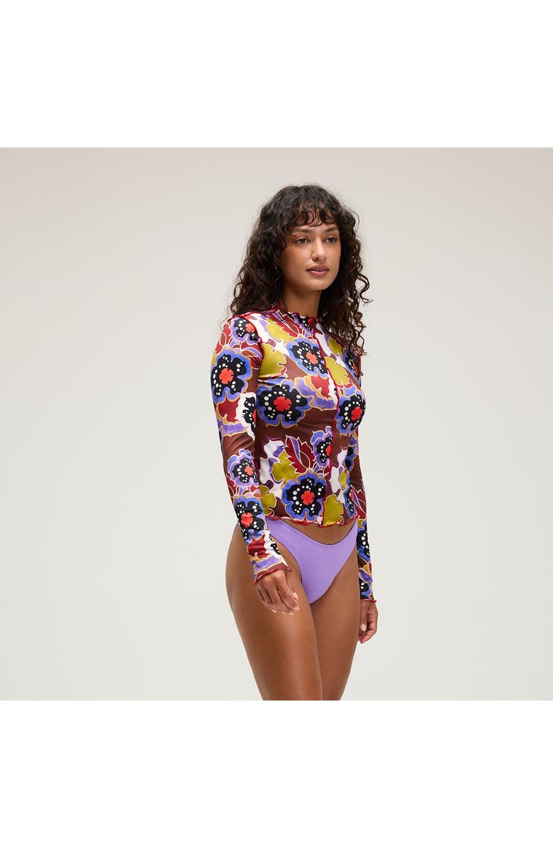 Seea Swimwear Sila Top - Women's, Alternate, color, Anemone (Soft Tricot)