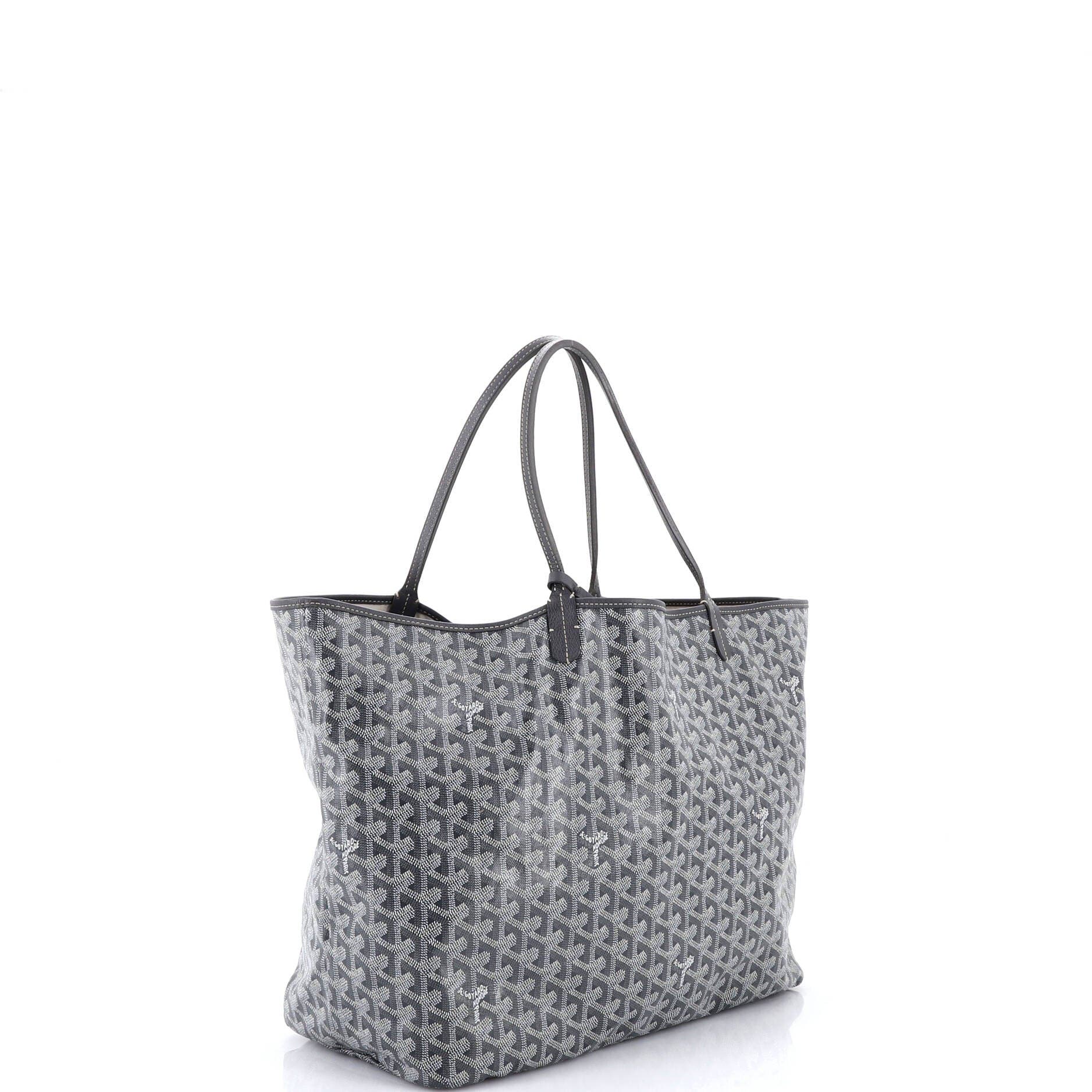 Pre-Owned Goyard Saint Louis Tote Coated Canvas GM, Alternate, color, Gray