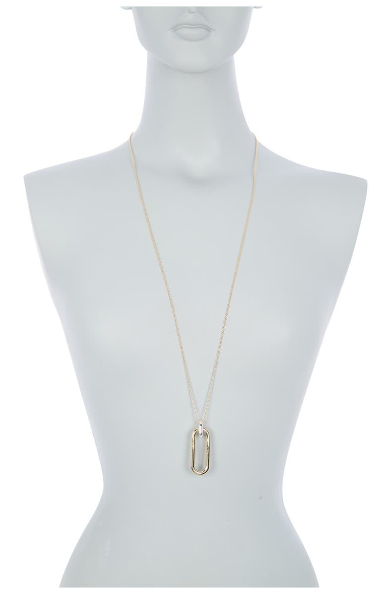 DKNY Gold Link Pendant Necklace, Alternate, color, 