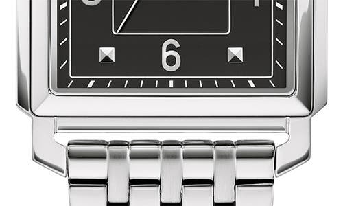 Bulova Bracelet Watch, 39mm X 39mm In Silverone