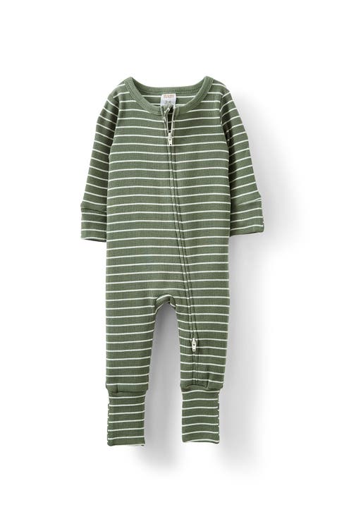 The Billie Long Sleeve Rib Romper