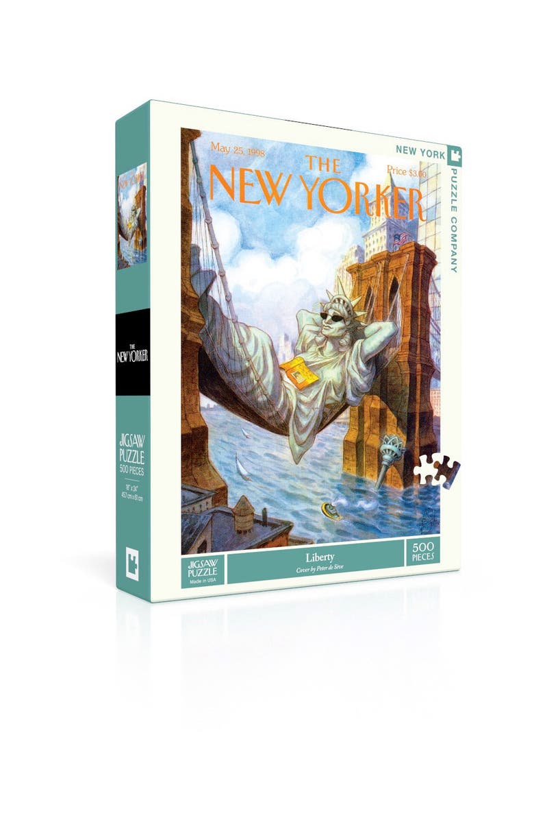 NEW YORK PUZZLE COMPANY Liberty 500 Piece Puzzle, Alternate, color,