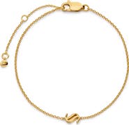 Monica Vinader Initial Chain Bracelet