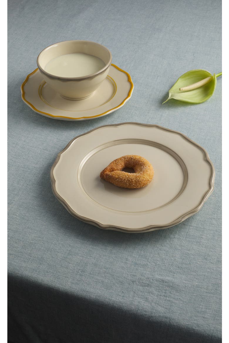 Mix and Match 12 Piece Set with Cereal Bowl, Main, color, Grey/Yellow