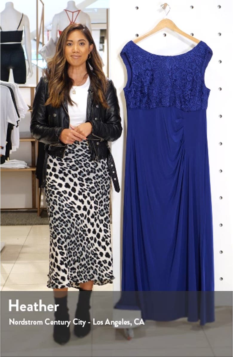 Cowl Back Gown, sales video thumbnail