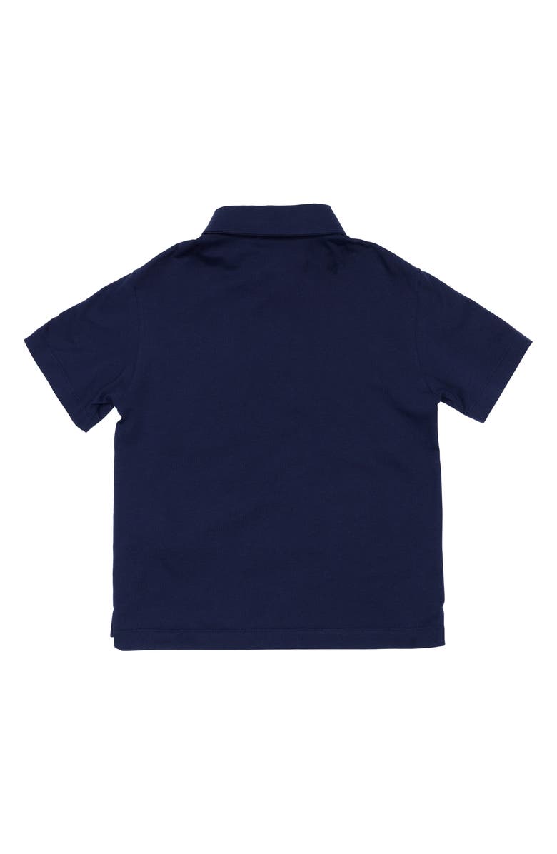 Fendi Kids' FF Pocket Cotton Polo, Alternate, color, 