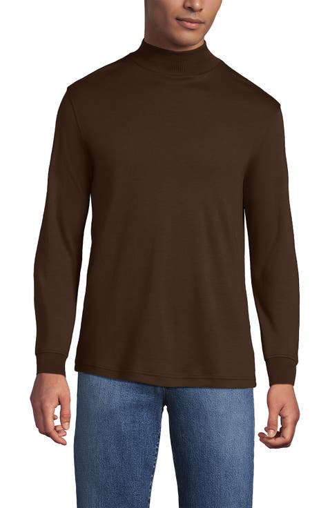 Cotton Supima Mock Turtleneck