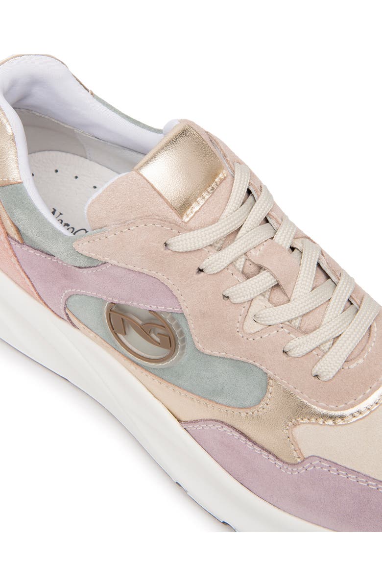 NeroGiardini Colorblock Sneaker, Alternate, color, Pastel Multi