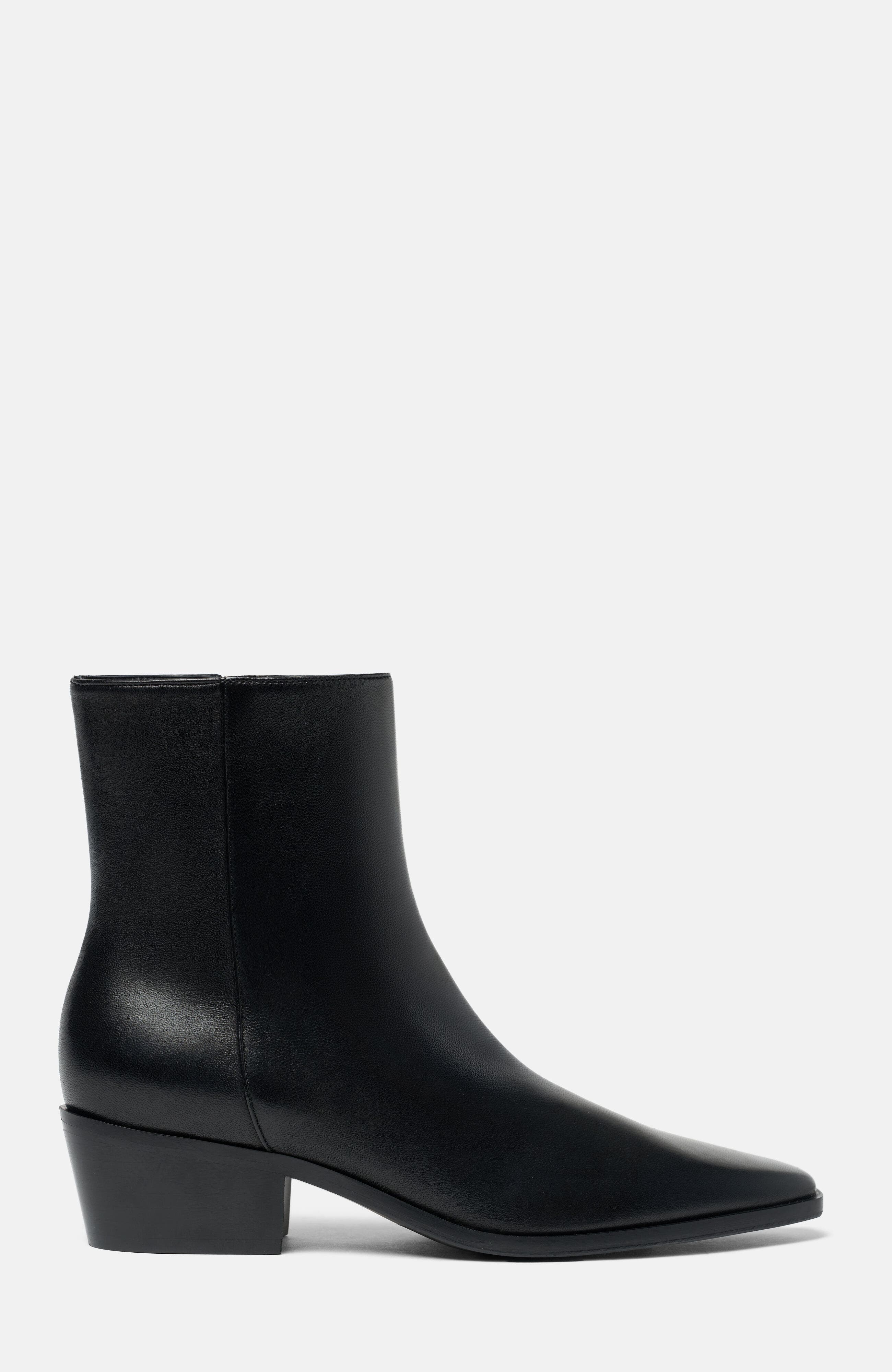 Ambrar Ankle Boots, Alternate, color, Black - Calf