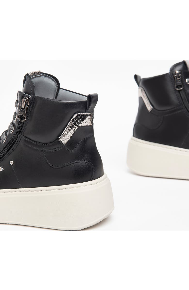 NeroGiardini High Top Wedge Sneaker, Alternate, color,