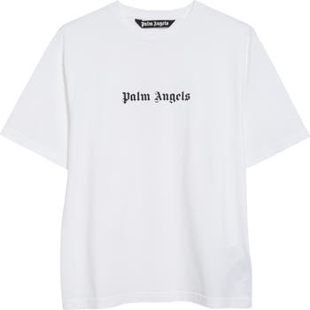 Palm Angels Classic Logo Slim Fit Cotton Graphic T-Shirt