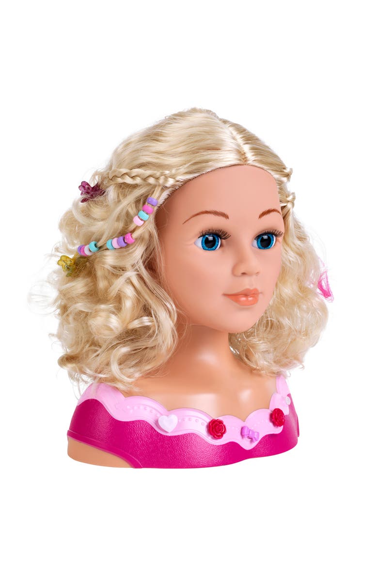 Princess Coralie 11 Inch Hairdressing Head Little Emma, Alternate, color, 