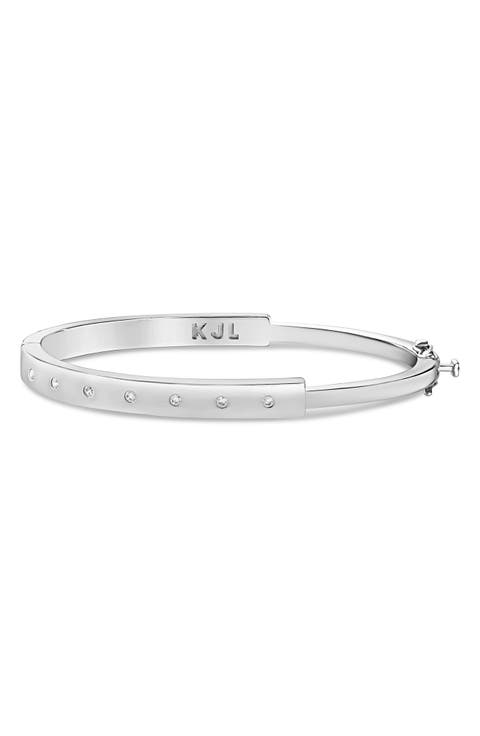 Cubic Zirconia Bangle Bracelet