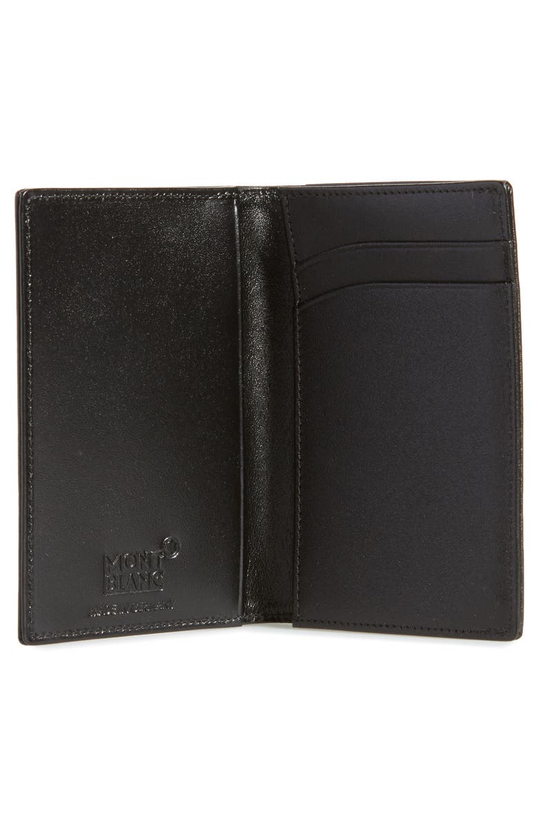 Montblanc Meisterstück Leather Card Case, Alternate, color, 