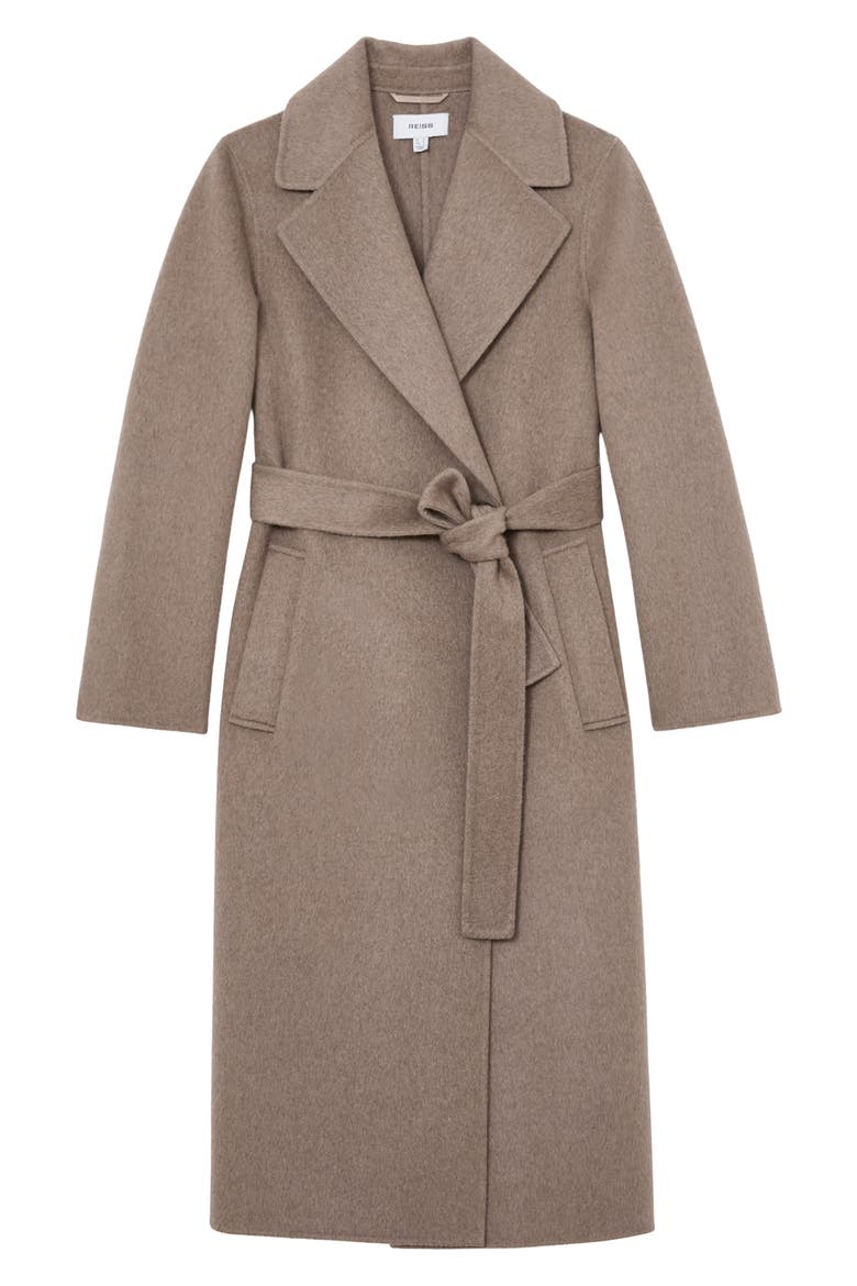 Thea Wool & Cashmere Coat, Alternate, color, NEUTRAL MELANGE