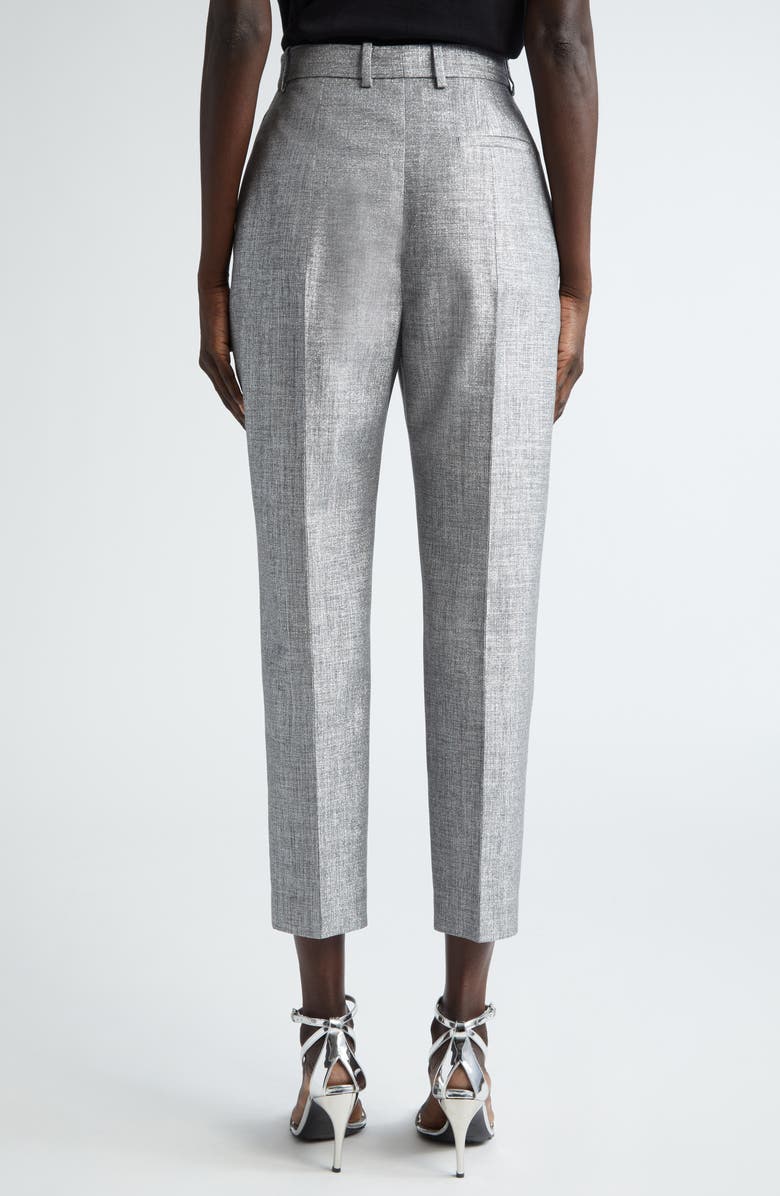 McQueen High Waist Cigarette Trousers, Alternate, color, 