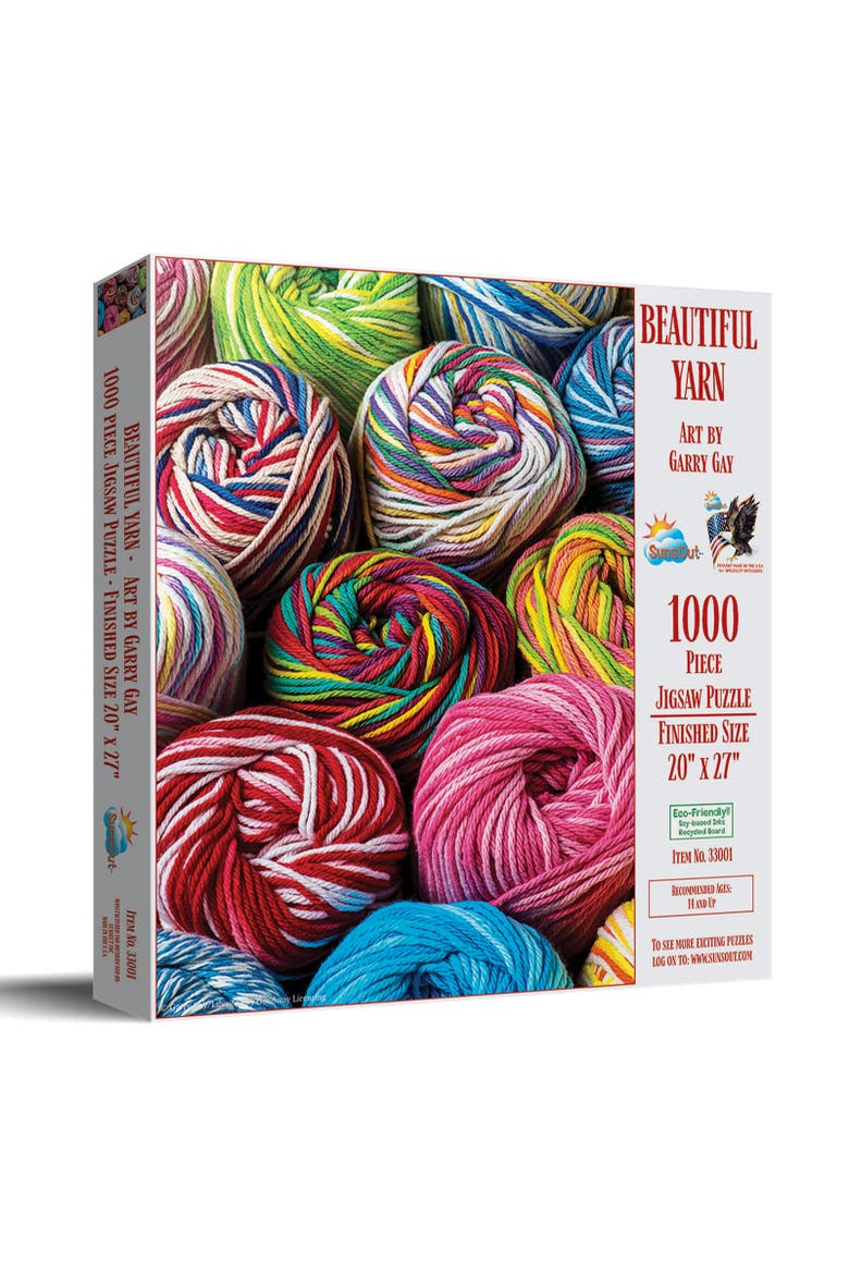 Beautiful Yarn 1000 piece Jigsaw Puzzle for Adults, Main, color, Multicolor