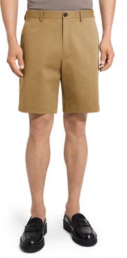 Theory Standard Chino in Moonsoft Cotton Blend Shorts