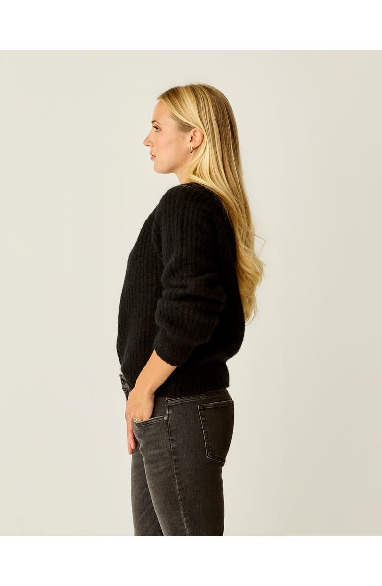 Carve Designs Daphne Wool Cardigan, Alternate, color, Black