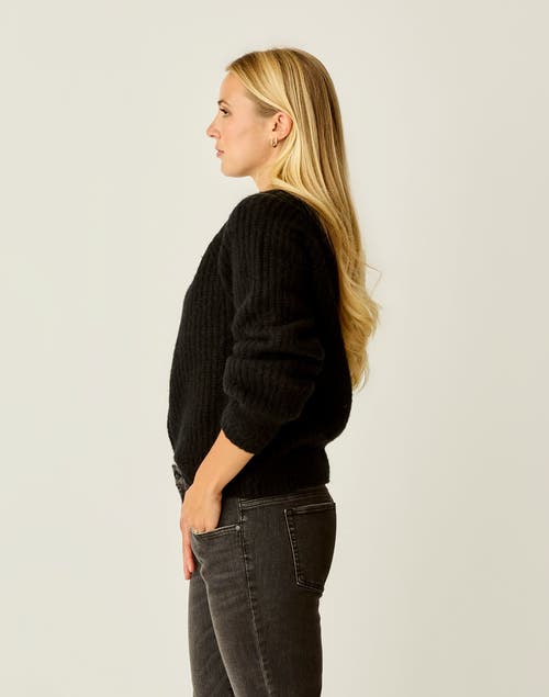 Carve Designs Daphne Wool Cardigan In Black