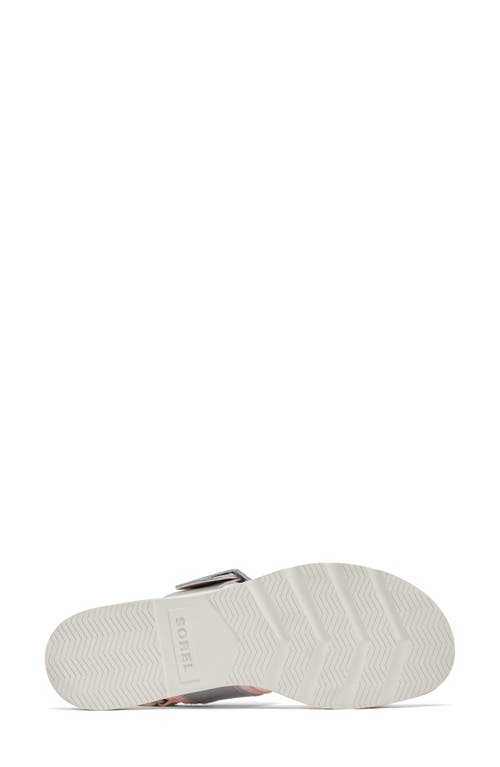Sorel Ella Iii Slingback Sandal In Whitened Pink/sea Salt