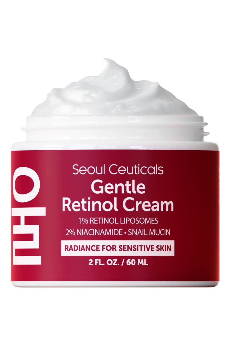 Korean Skincare Retinol Night Cream, Main, color, Clear