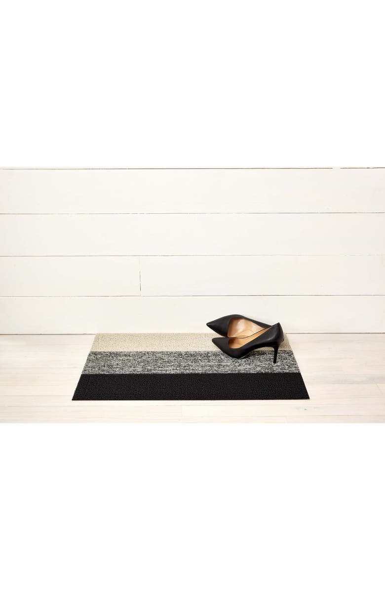 Chilewich Marble Stripe Door Mat, Alternate, color, Salt And Pepper
