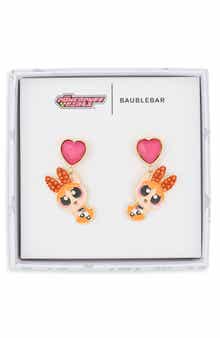 The Powerpuff Girls Blossom Heart Drop Earrings