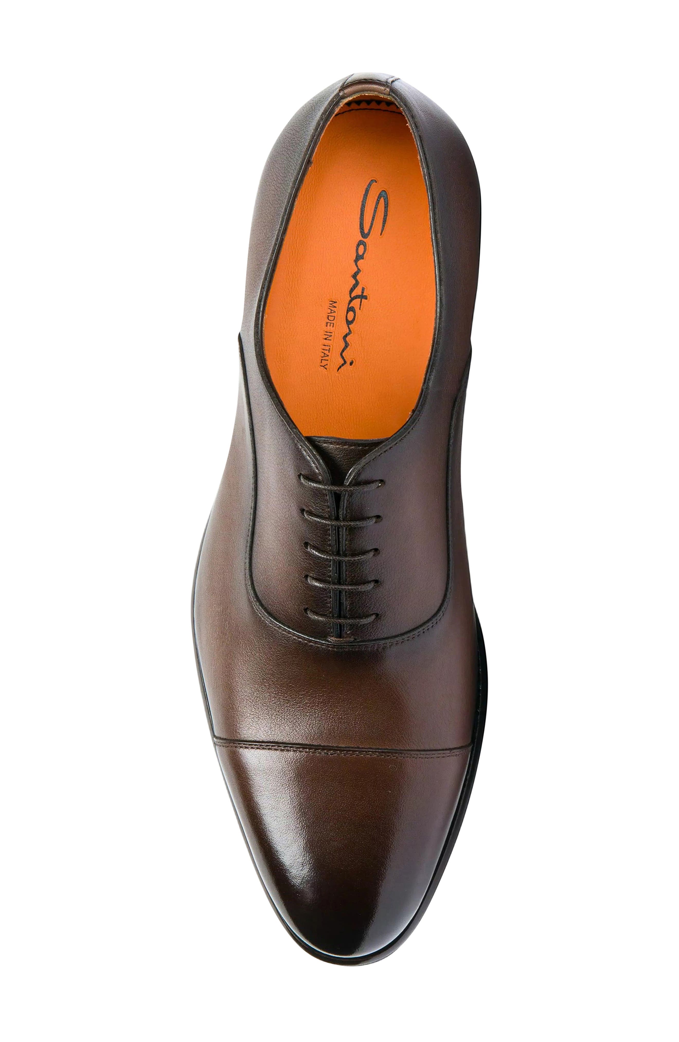 Darian Oxford Shoe, Alternate, color, DARK BROWN SMOOTH
