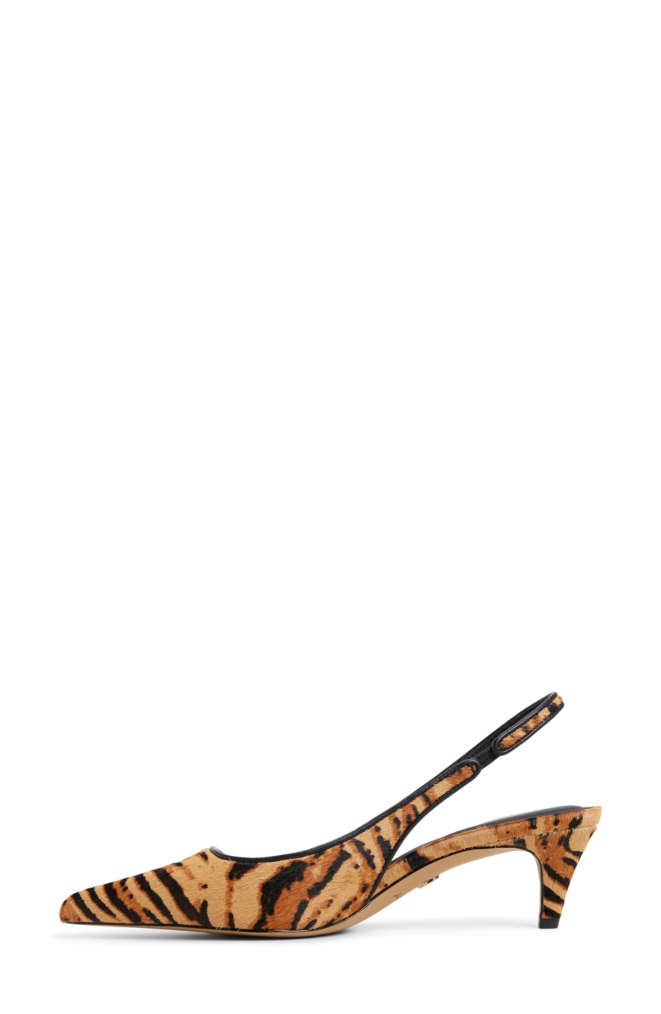 ALDO Leanah Genuine Calf Hair Pointed Toe Pump, Alternate, color, Open Brown