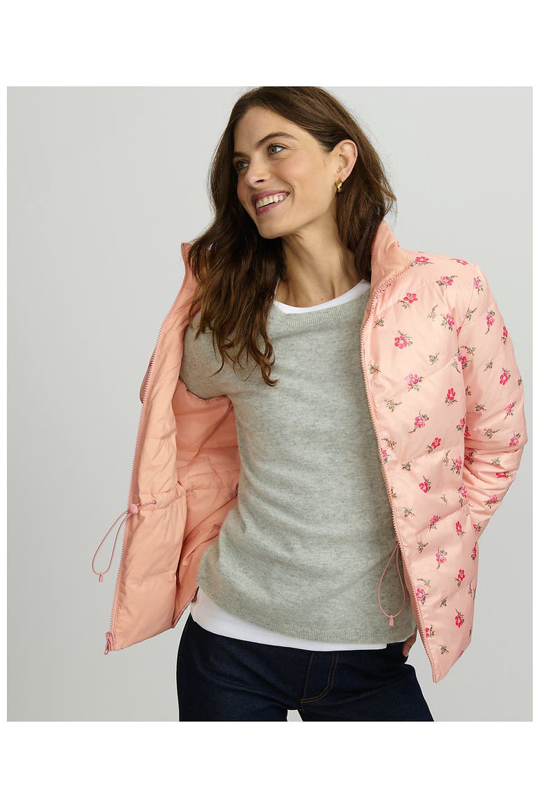 Wanderweight Reversible Packable Down Jacket, Alternate, color, Pink/Oyster Pink Floral