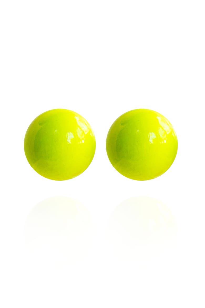 Gaia Midi Earrings, Main, color, Lime Lights