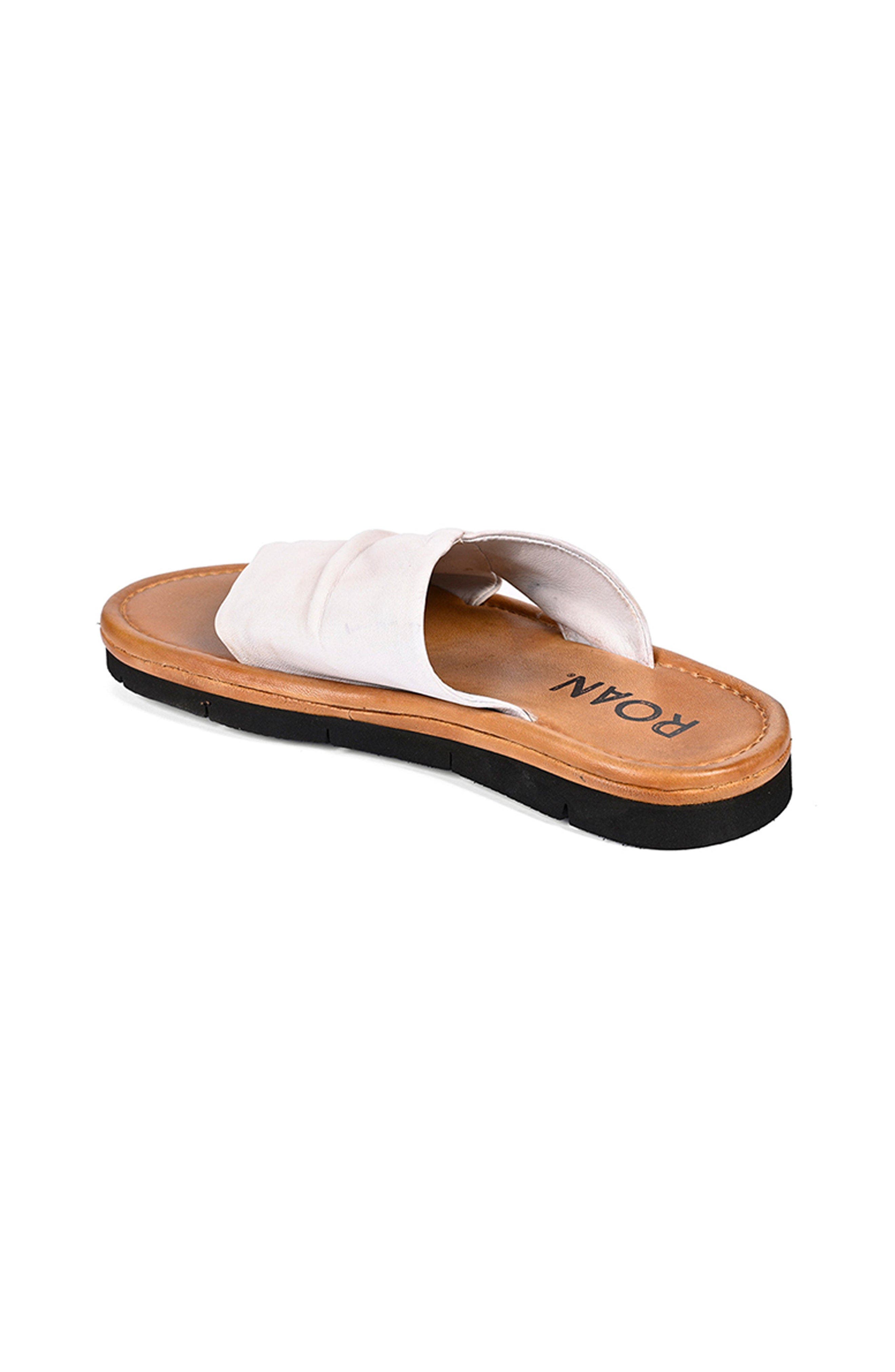 Nosy Sandal, Alternate, color, Bone Distressed
