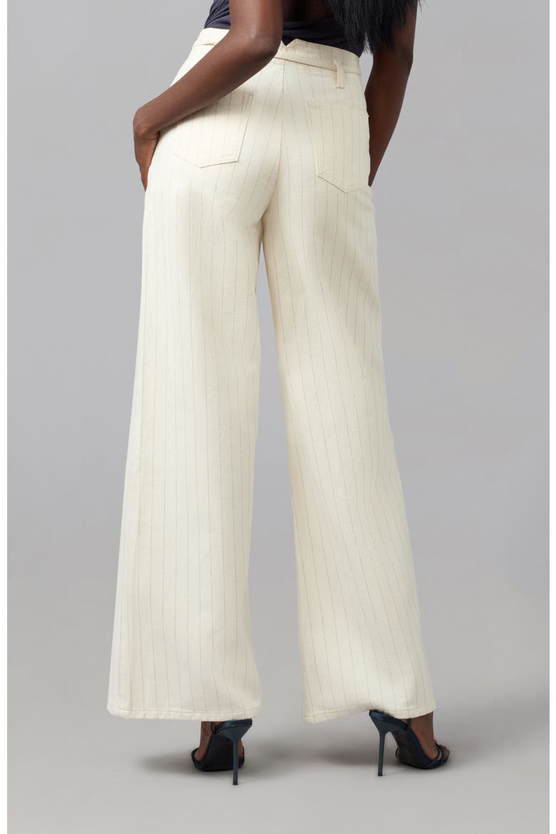 Milan Ultra High Rise Wide Leg Jeans, Alternate, color, SILVER LINING