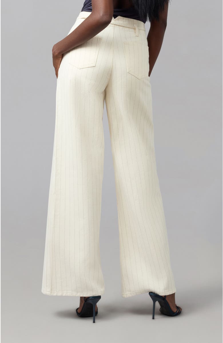 Lola Denim Milan Ultra High Rise Wide Leg Jeans, Alternate, color, Silver Lining