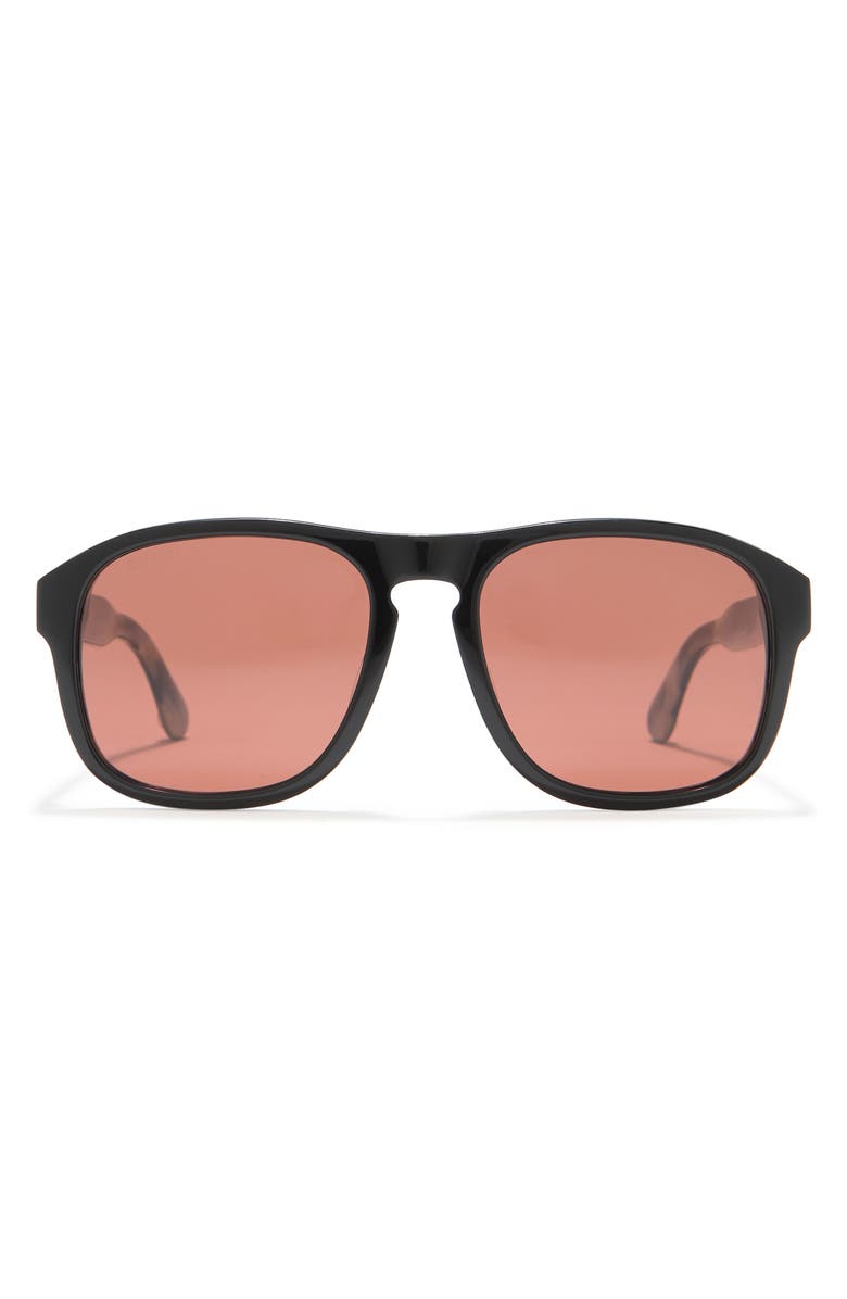 Gucci 55mm Square Sunglasses, Main, color,