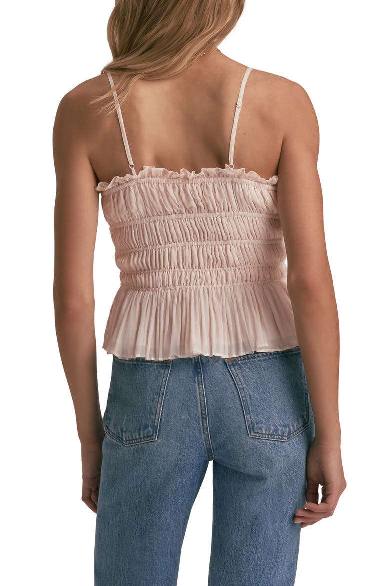 The Best Dressed Guest Shirred Camisole, Alternate, color, ROSEWATER