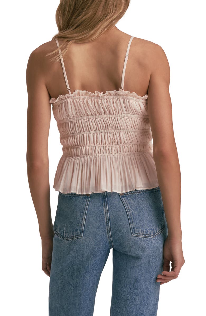 Favorite Daughter The Best Dressed Guest Shirred Camisole, Alternate, color, Rosewater