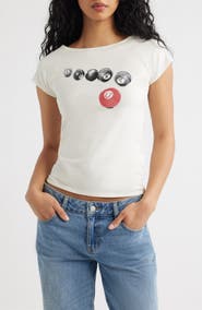 Vinyl Icons Lucky U Graphic Baby Tee