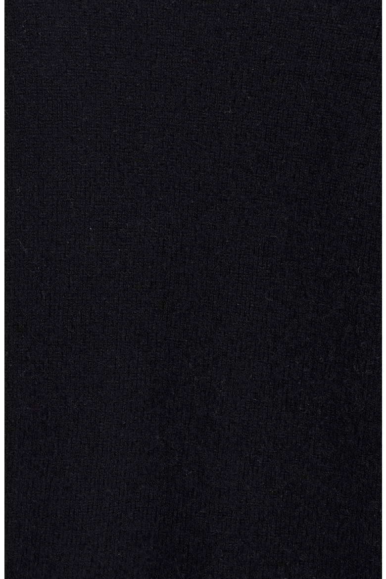 A.L.C 'Billy' Cutout Wool & Cashmere Turtleneck Sweater, Alternate, color, BLACK