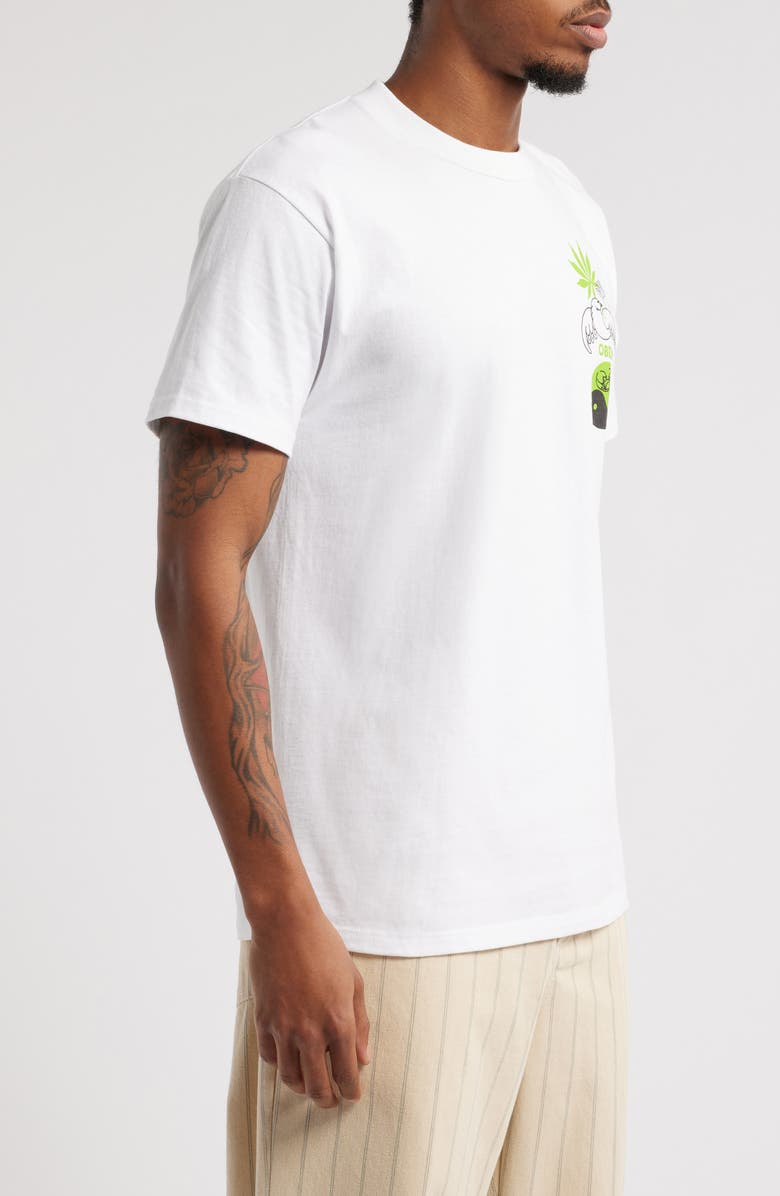 Obey Pledge Allegiance Graphic T-Shirt, Alternate, color, White