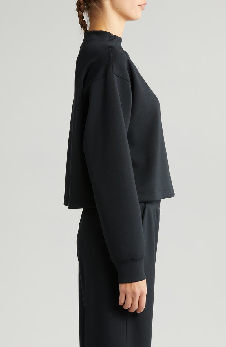 Zella Luxe Scuba Knit Sweatshirt, Alternate, color, 