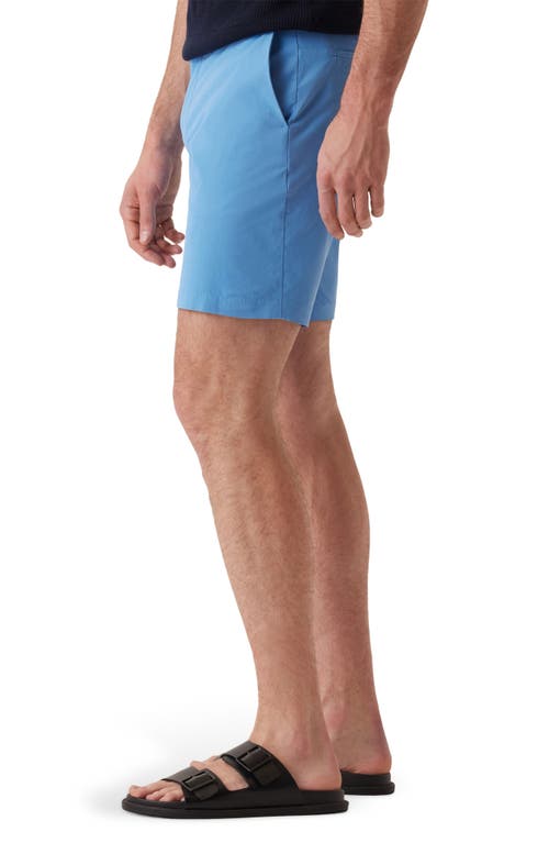 Shop Deke Galaxy Ultra 4x Stretch Twill Bermuda Shorts In Lake