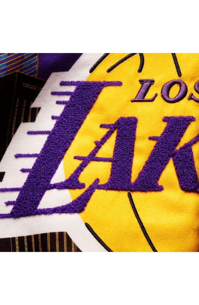 PRO STANDARD Men's Pro Standard Black Los Angeles Lakers Remix Varsity Full-Zip Jacket, Alternate, color,